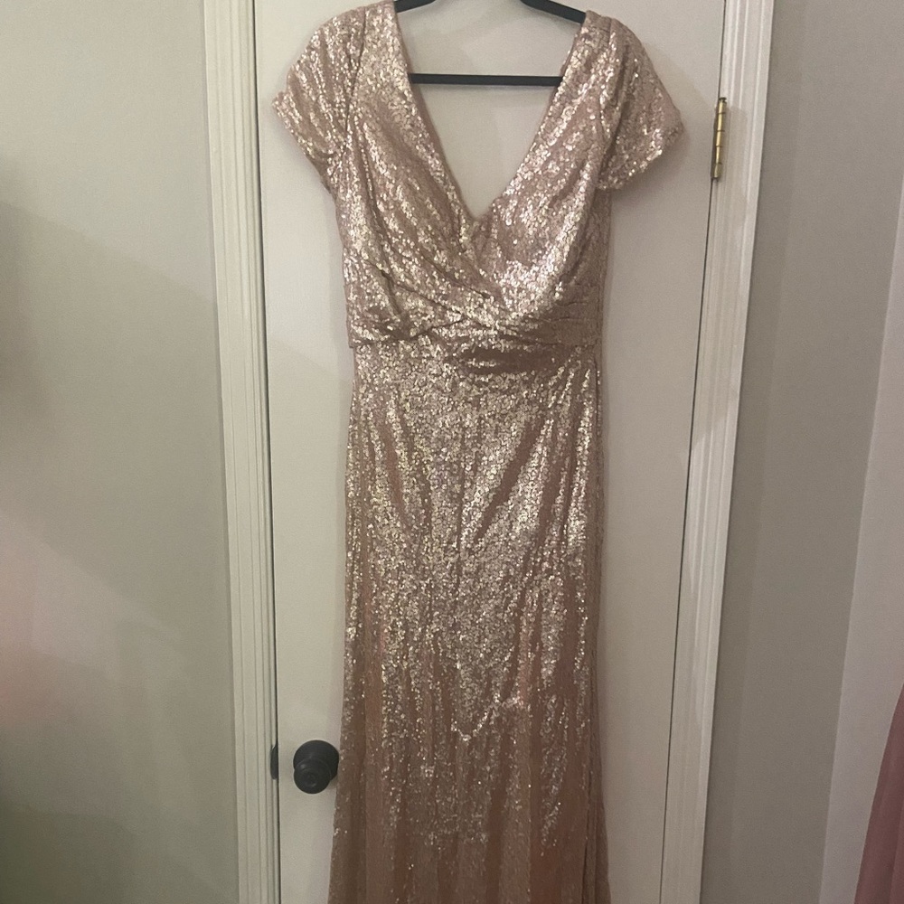 Jasmine Gold Bridesmaids/Prom dress